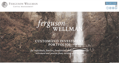 Desktop Screenshot of fergusonwellman.com