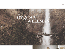 Tablet Screenshot of fergusonwellman.com